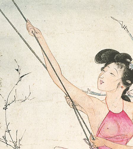 沈河-胡也佛的仕女画和最知名的金瓶梅秘戏图
